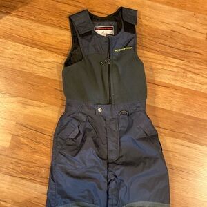 Ski bibs pants Weatherproof grey Insulated Overalls for Winter Sports fleece